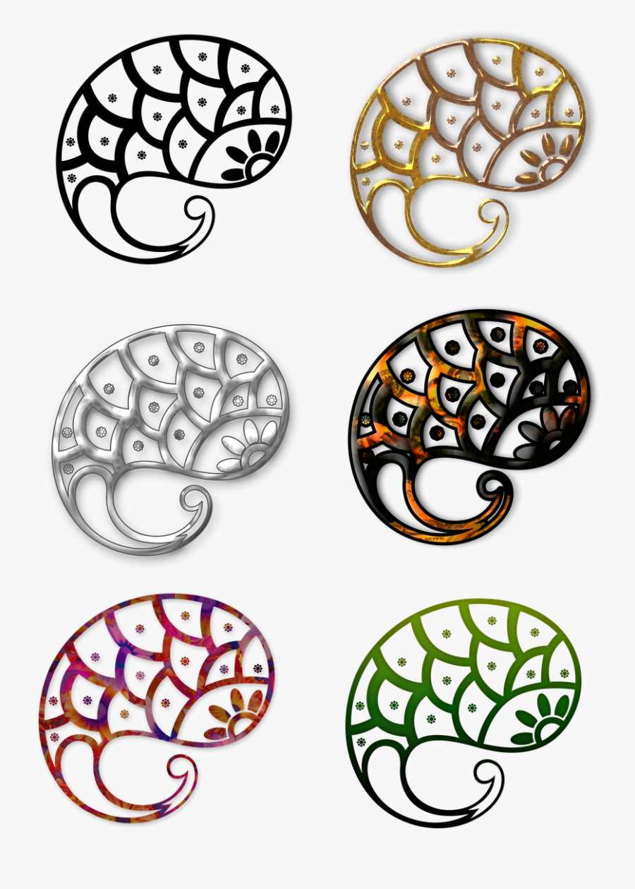 Victorian Art Deco Corner Free Picture - Steampunk Dividers With Transparent Background, Transparent Clipart