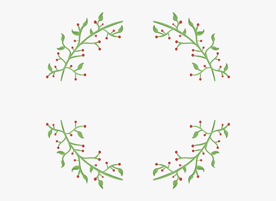 Vertical Vector Floral, Transparent Clipart