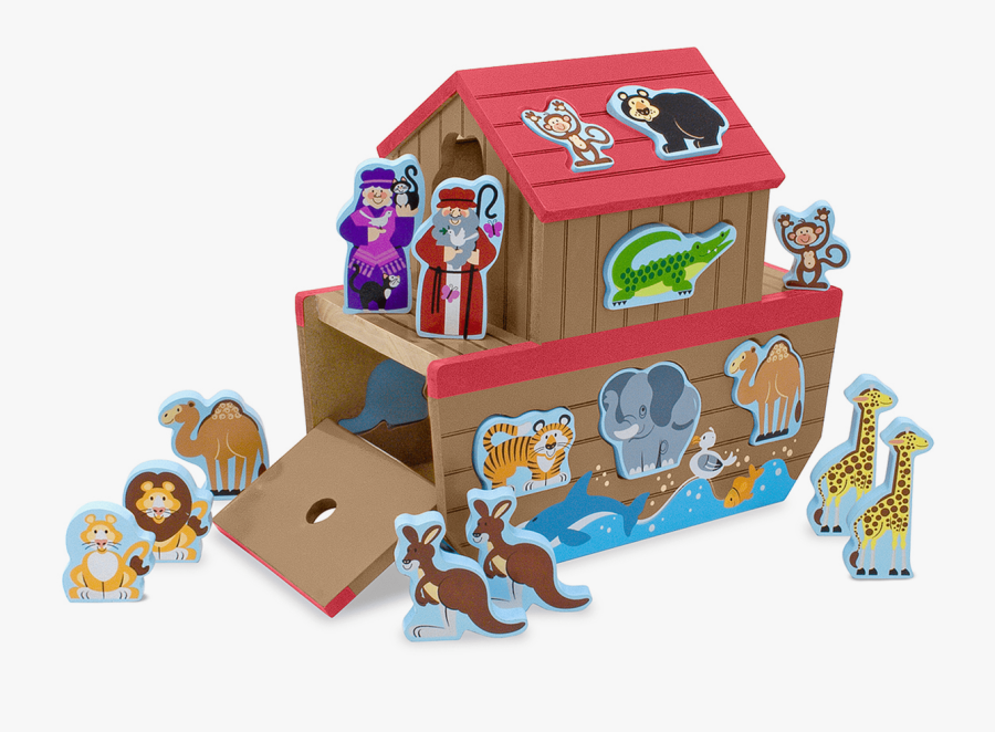 Noah"s Ark Play Set With Shape Sorter - Melissa And Doug Noahs Ark, Transparent Clipart