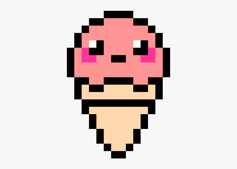 Ice Cream Pixel Art, Transparent Clipart