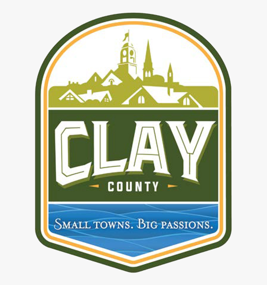 Clay County Florida Logo, Transparent Clipart