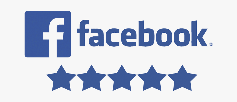 Facebook 5 Star Rating - Us On Facebook, Transparent Clipart