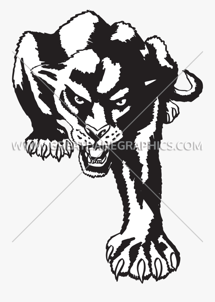 Black Panther Hd Drawing, Transparent Clipart
