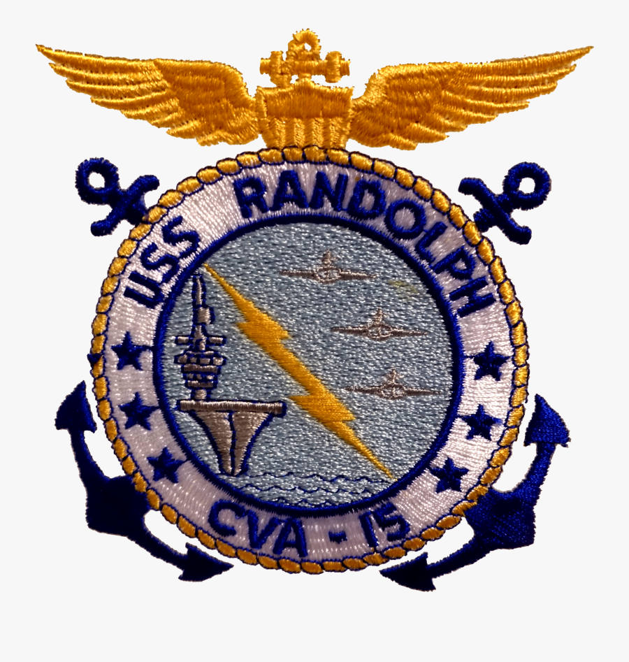 Uss Randolph Insignia, 1950s - Emblem, Transparent Clipart
