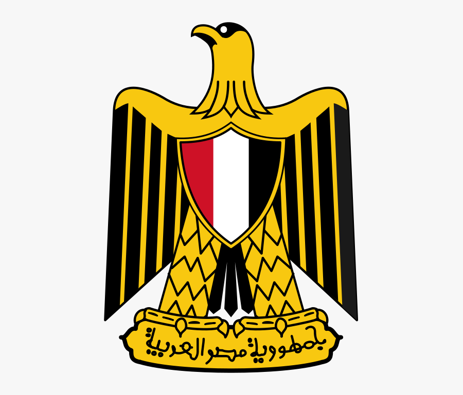 Eagle On Egypt Flag, Transparent Clipart