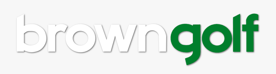 Brown Golf Logo, Transparent Clipart
