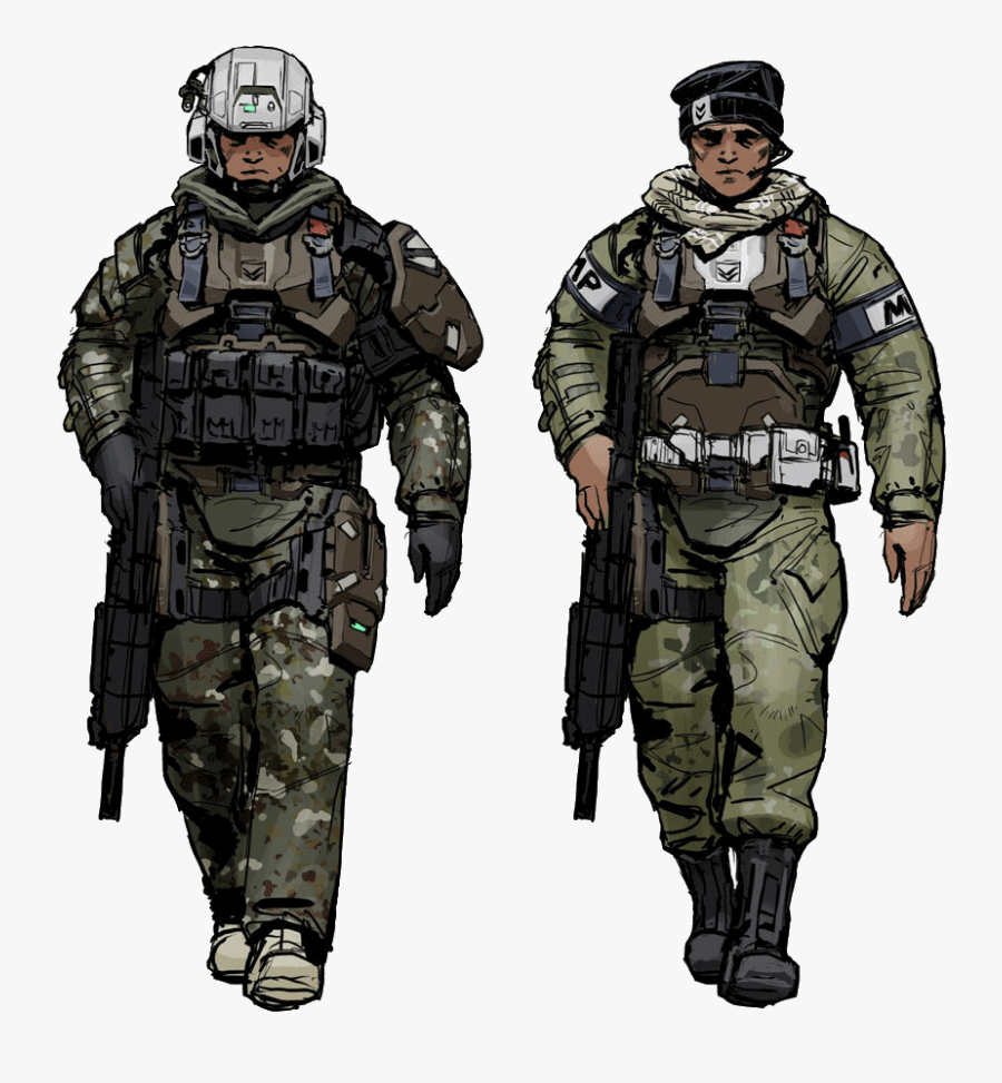 Halo Reach Marine Concept Art, Transparent Clipart