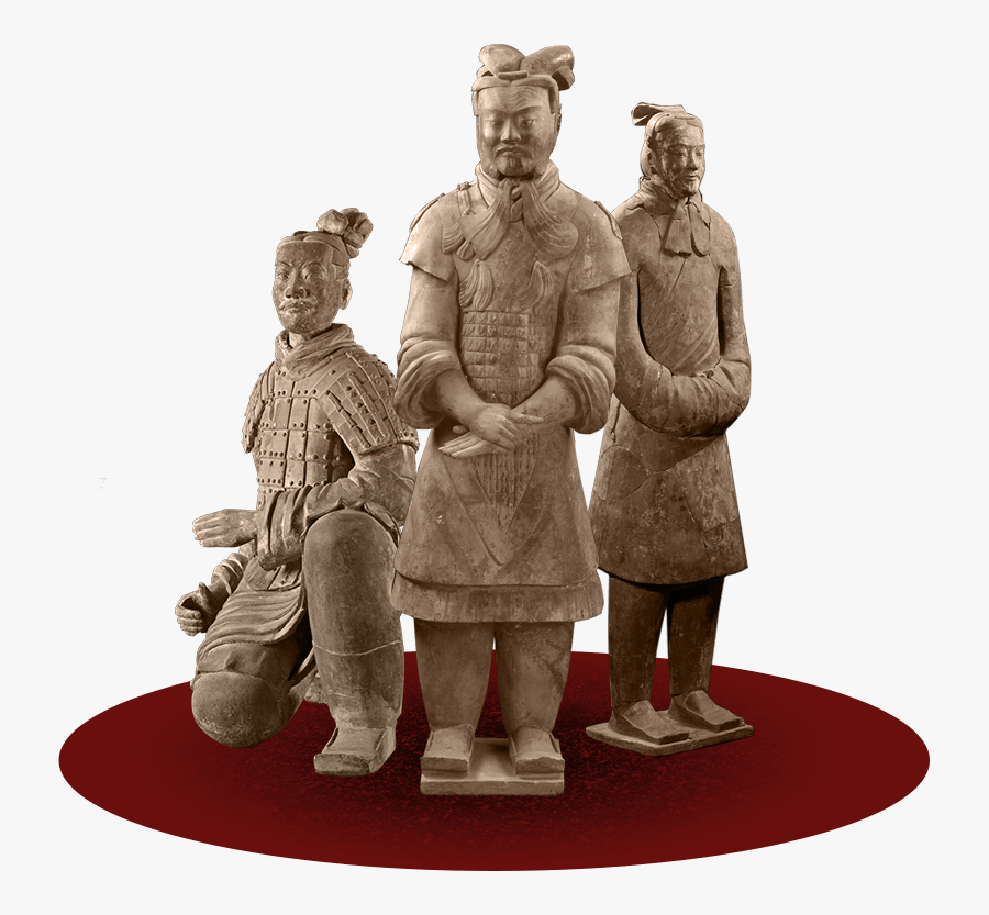 Terracotta Warrior General On Exhibit At The Field - Terracotta Warriors Png, Transparent Clipart