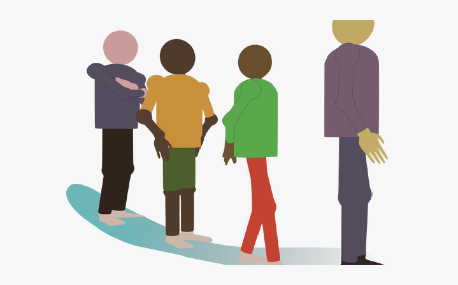 People Standing In Line Clipart - People In Line Clipart Png, Transparent Clipart