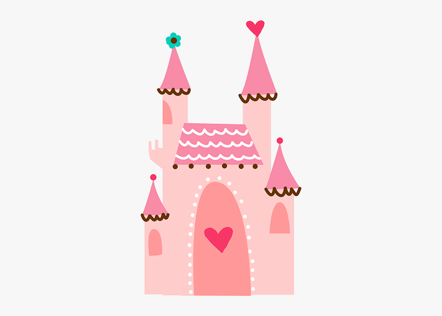 Disney Princess Castle Png - Cute Pink Castle Png, Transparent Clipart