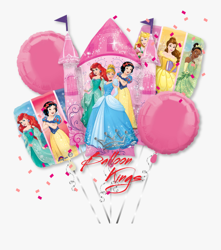 Princess Dream Castle Bouquet, Transparent Clipart