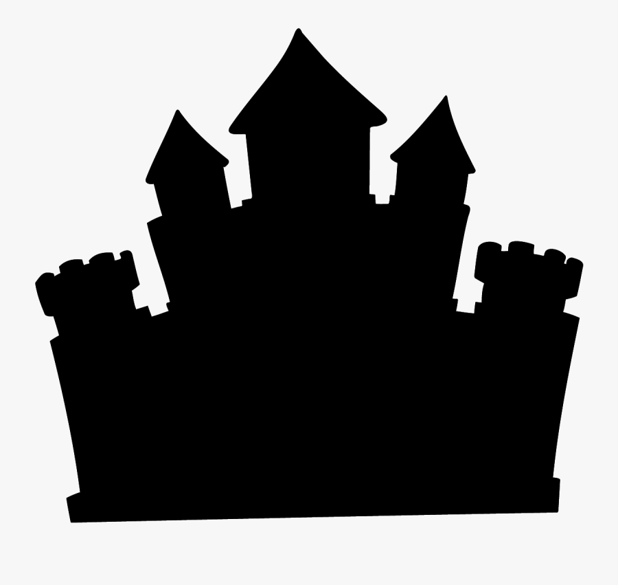 Stickers For Kids - Silueta De Castillo Princesas, Transparent Clipart