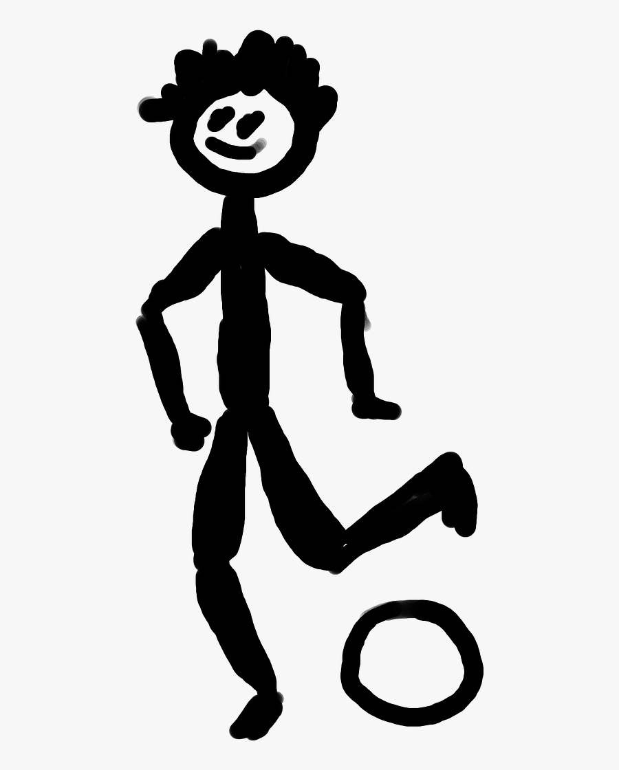 Football Player Play Free Picture - Jugados De Futbol Dibujo Animado, Transparent Clipart