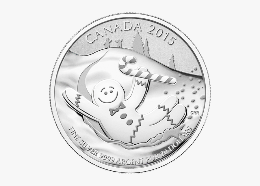 2015 Canada Silver Coin 20 Dollars, Transparent Clipart