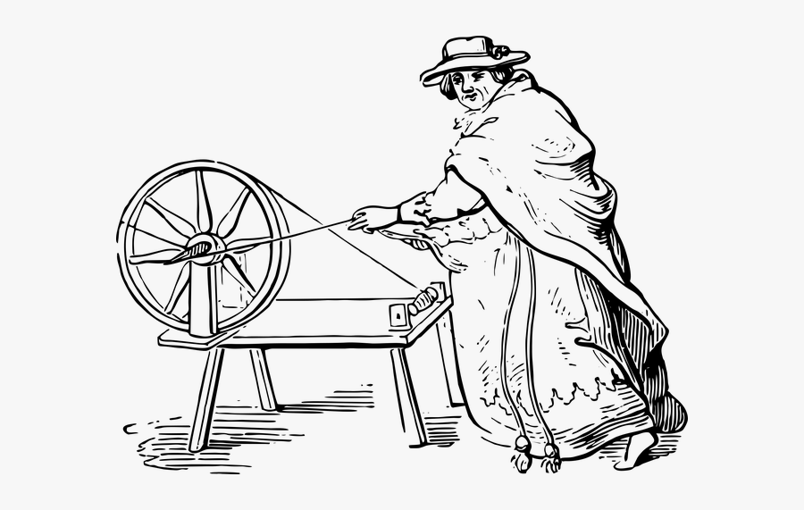 Roda De Fiar Desenho, Transparent Clipart