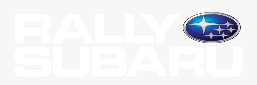 The Rally Subaru Logo With Letters In White - Rally Subaru Logo, Transparent Clipart