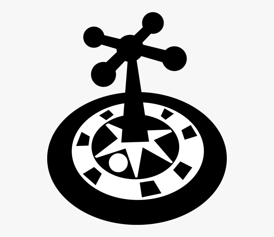 Vector Illustration Of Casino Gambling Games Of Chance - Circle, Transparent Clipart