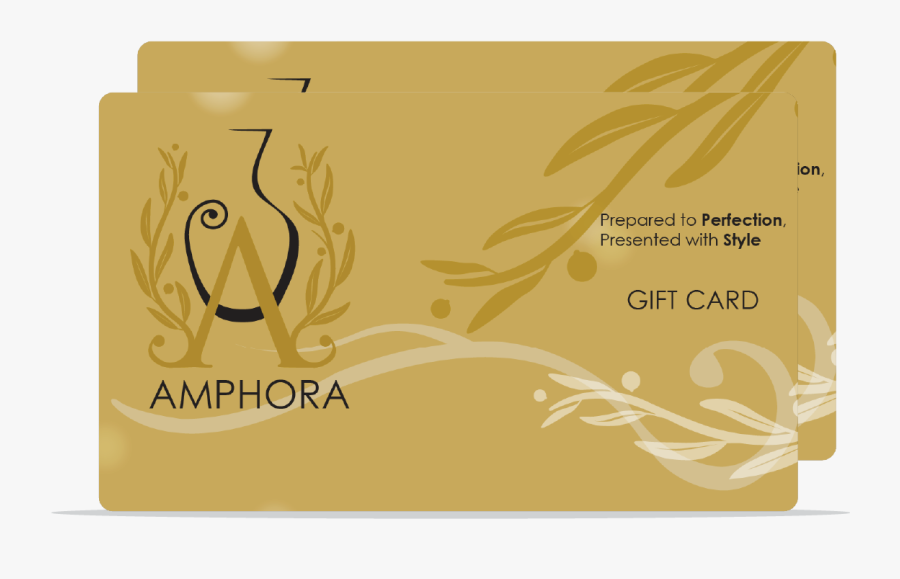 Amphora Gift Card - Graphic Design, Transparent Clipart