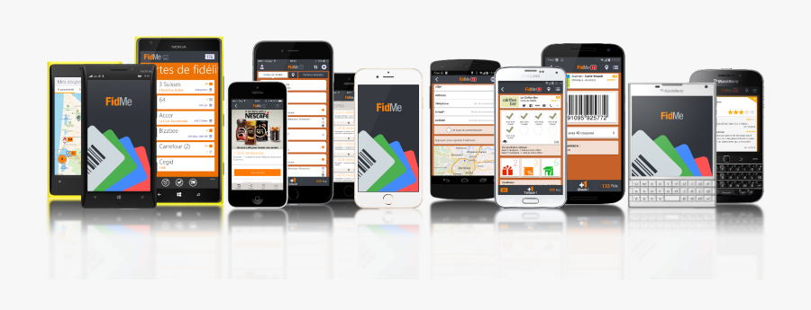 Smart Phones Png -fidme Sur Tous Les Mobiles - All Mobile Image Png, Transparent Clipart