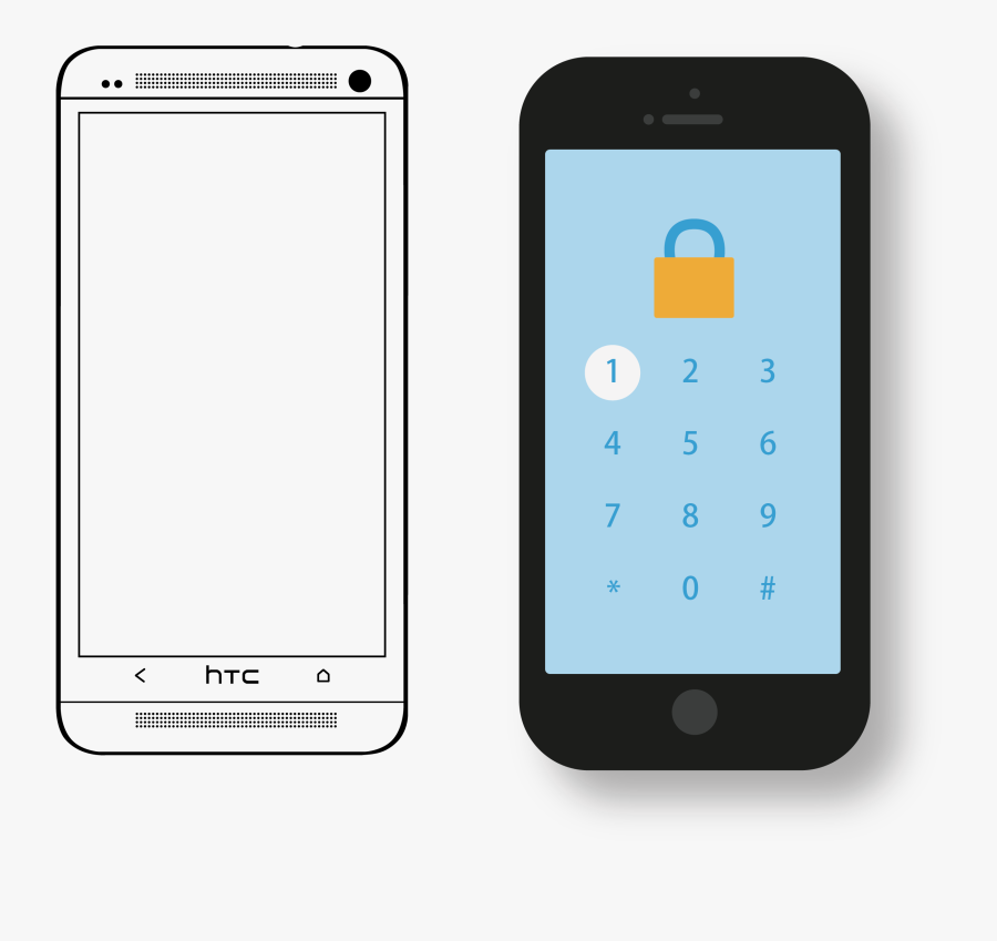 Transparent Telephone Handset Clipart - Iphone, Transparent Clipart