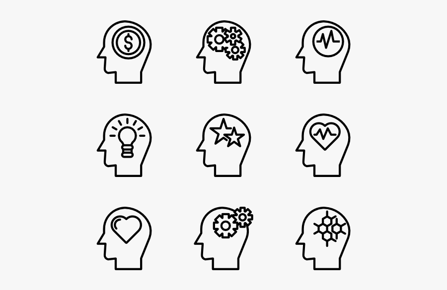 Icons Free Human Mind - Knowledge Vector, Transparent Clipart