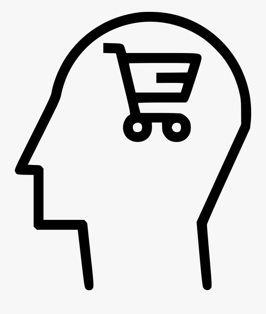 Human Mind User Brain Shop Discount Cart Sale Shopping - Shopping Cart In Brain, Transparent Clipart