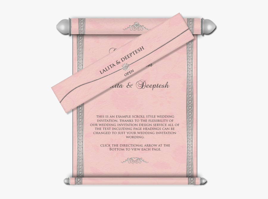 Clip Art Royal Invitation Templates - Royal Invitation Scroll Template, Transparent Clipart