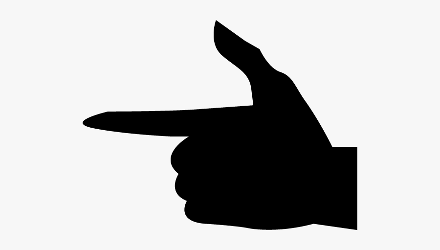 Clip Art Hand Pointing Silhouette 指 差す 手 シルエット Free Transparent Clipart Clipartkey