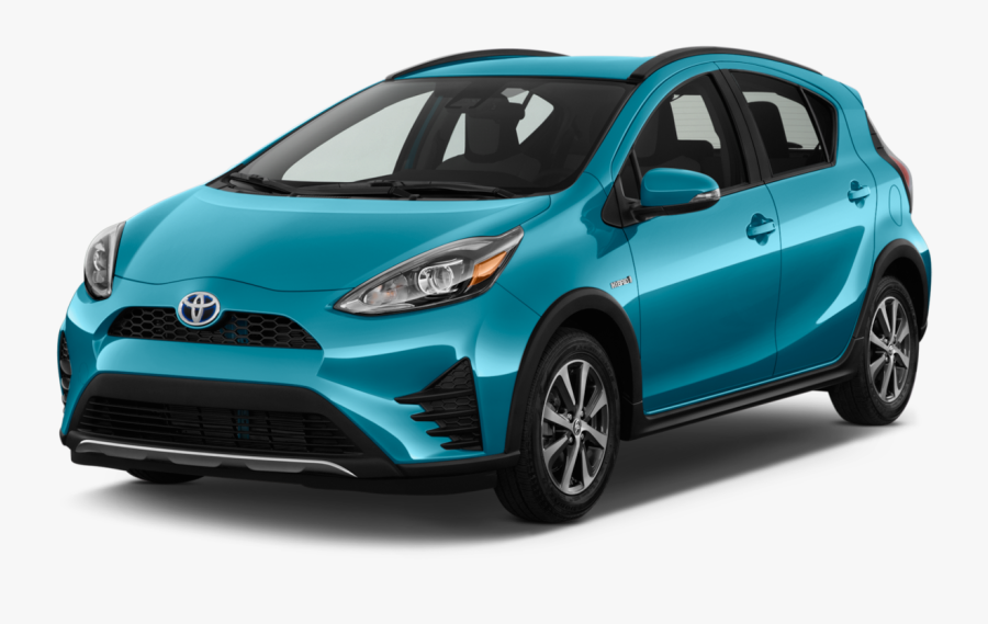 Toyota Clipart Silver Car - 2018 Toyota Prius C, Transparent Clipart