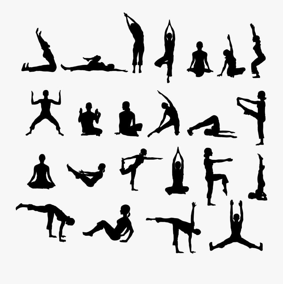 Yoga Asanas Png, Transparent Clipart