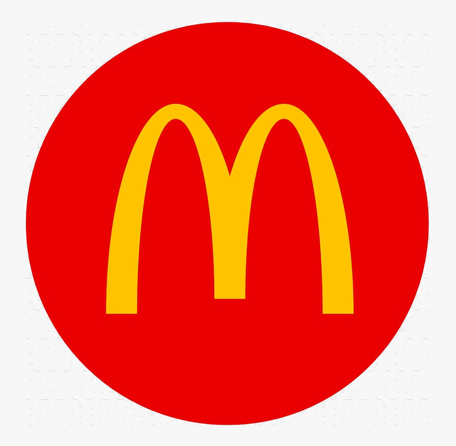 Mcdonalds Fast Food Logo Golden Arches Restaurant Transparent - Mcdonalds Logo 2018 Png, Transparent Clipart