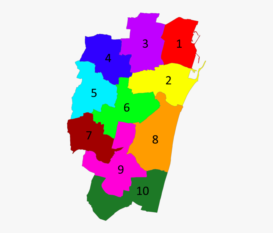Trident Clipart Trisulam - Chennai Settlement Pattern Map, Transparent Clipart