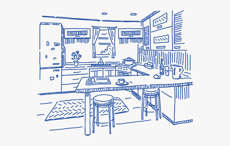 Interior Gallery - Table, Transparent Clipart