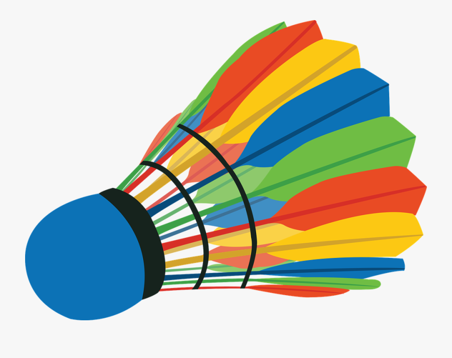 Shuttlecock, Badminton, Sport, Game - Colored Shuttlecock Clipart, Transparent Clipart