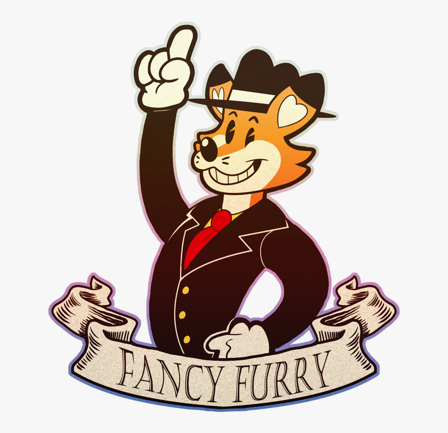 D Transparent Fancy - Fox Anthro, Transparent Clipart