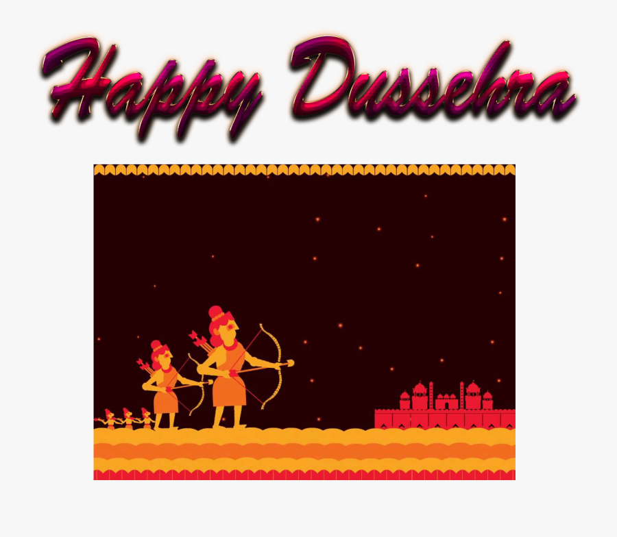 Happy Dussehra Png Clipart - Poster, Transparent Clipart