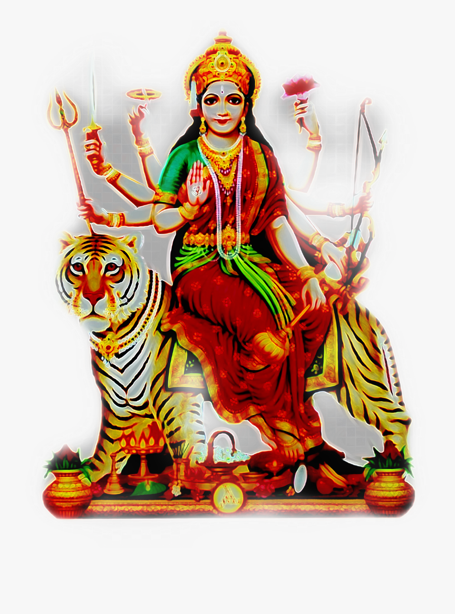 #durga #devimaa #dharmik #navratri #stickers By @sadna2018 - Navratri Picsart, Transparent Clipart