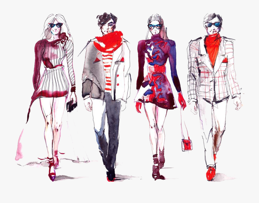 And Deduction Material Fashion Show Color Men Clipart - Fashion Show Transparent Background, Transparent Clipart