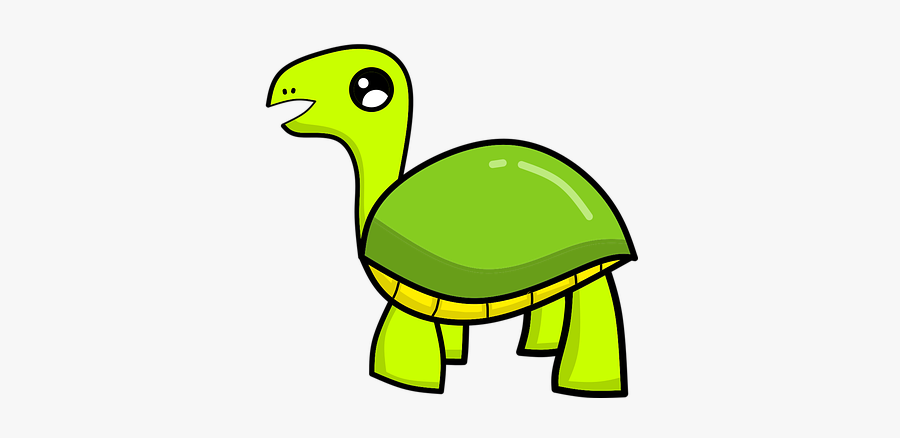 Tortoise, Turtle, Cartoon - Cartoon, Transparent Clipart