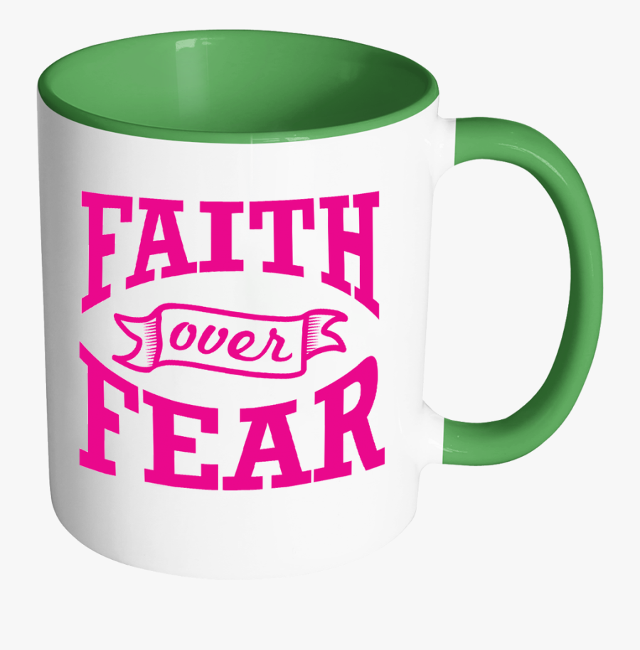 Transparent Clipart Of Fear - Mug, Transparent Clipart
