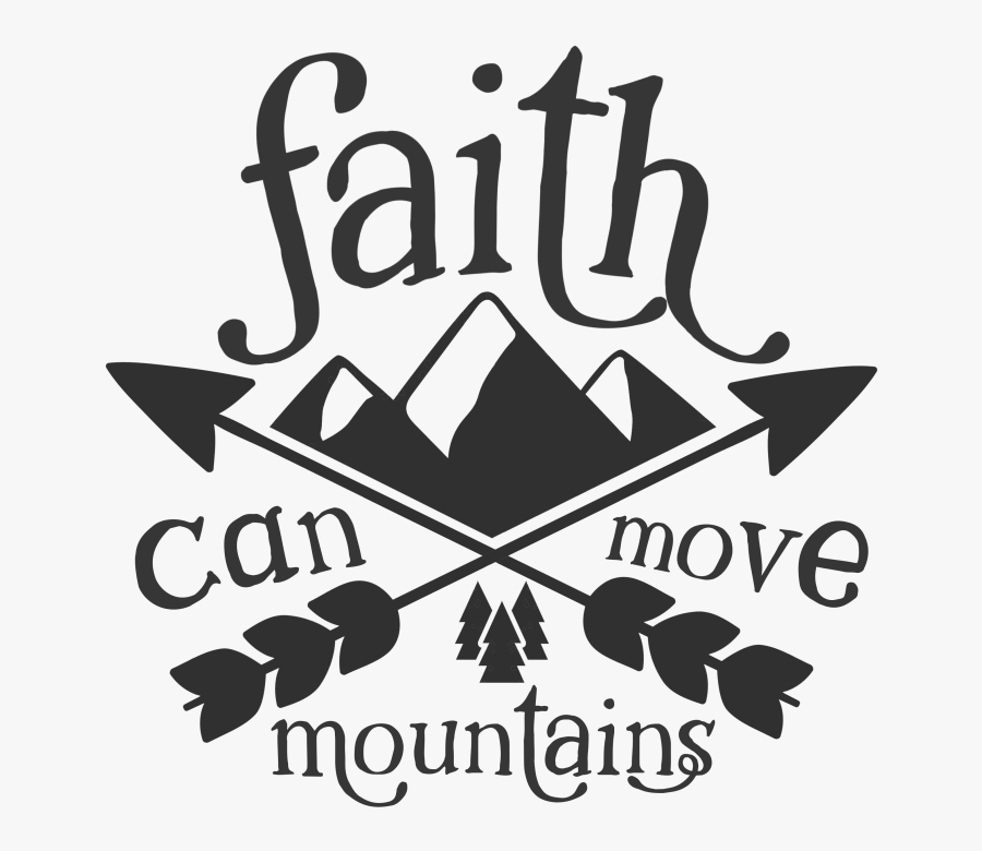 Faith Can Move Mountains Clipart, Transparent Clipart