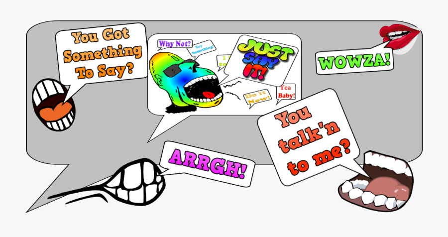 Cartoon Mouth, Transparent Clipart