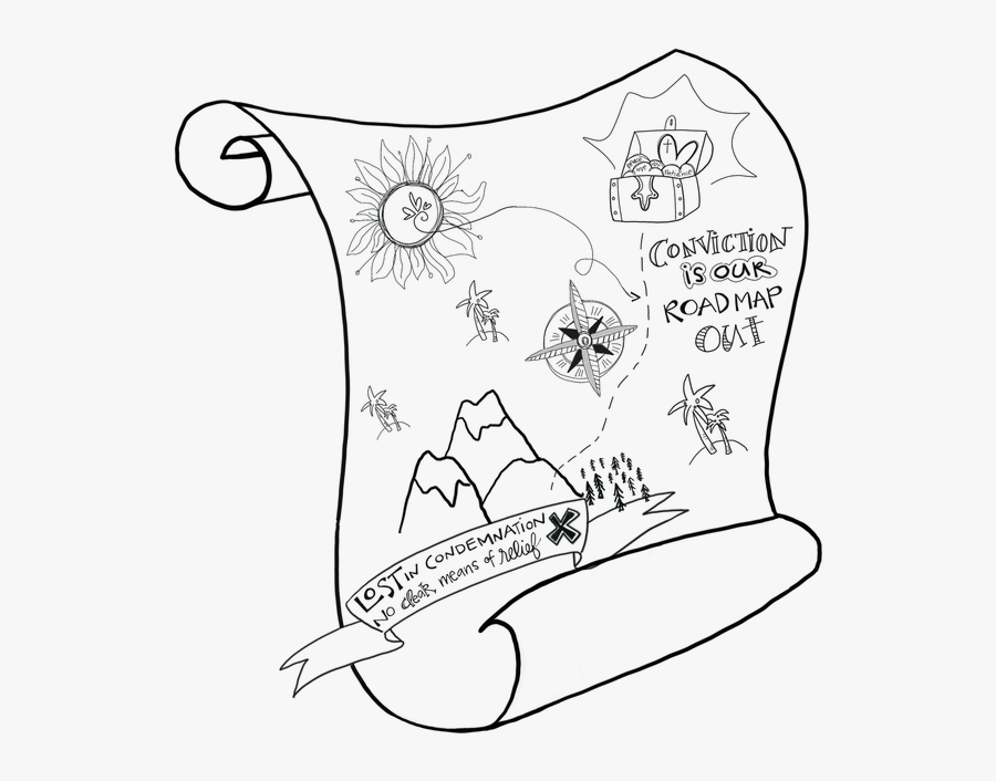 Drawing Journals Journaling - Drawing A Road Map, Transparent Clipart