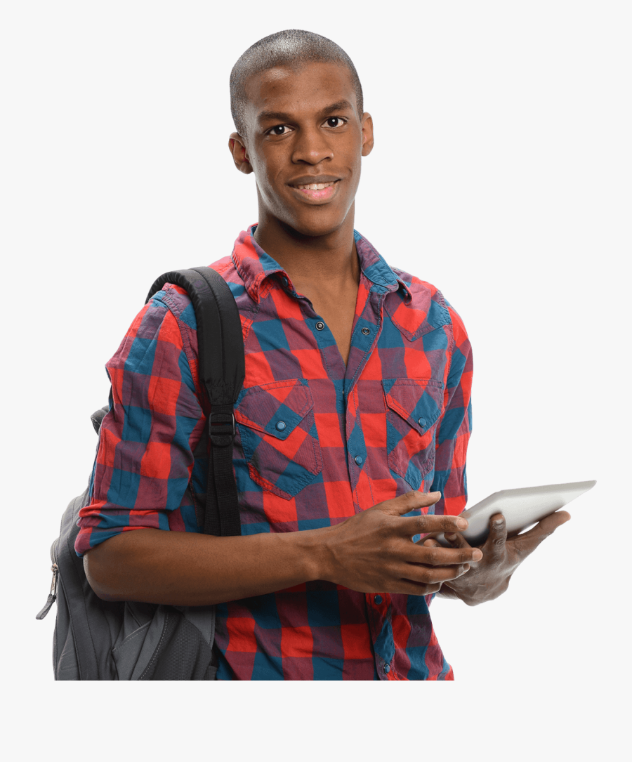 Student Png - African American College Student, Transparent Clipart