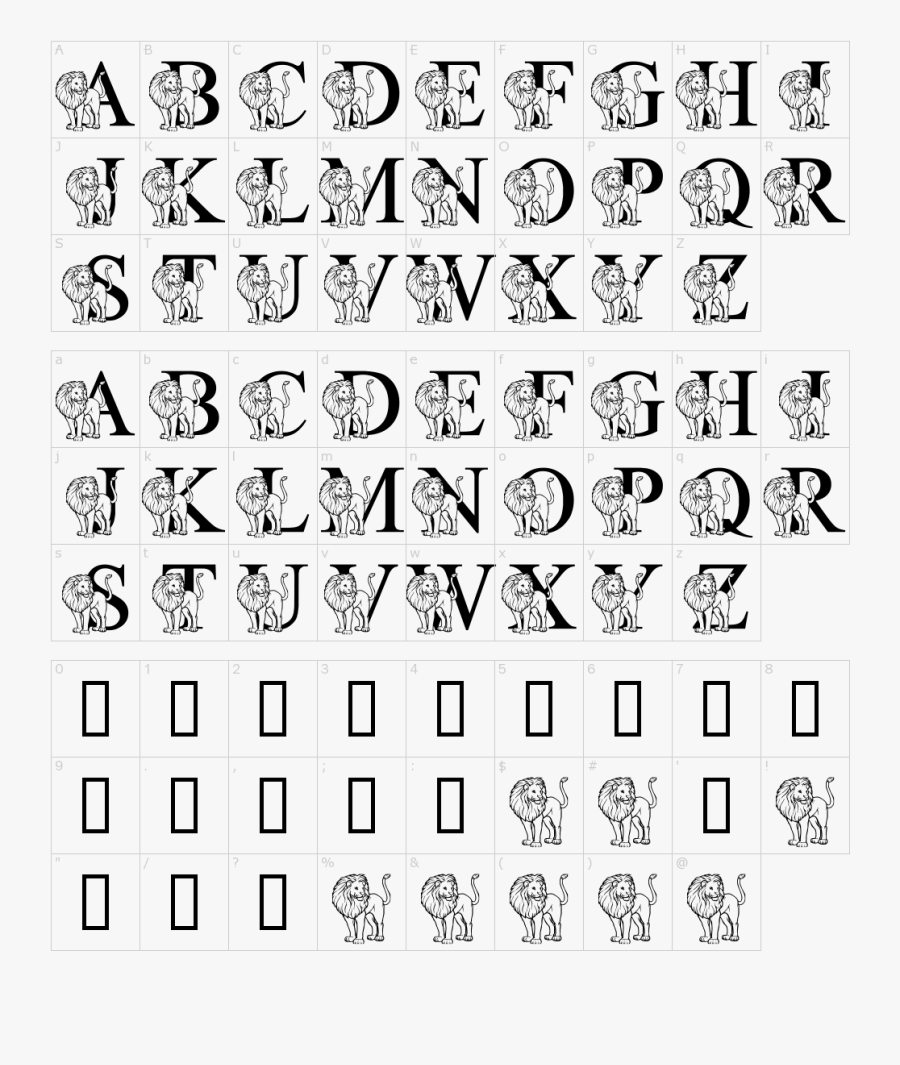 Clip Art L Is For Lion - Fonts L, Transparent Clipart