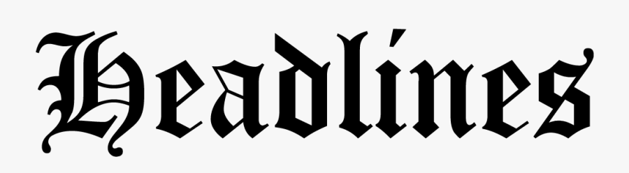 Halacha Headlines - Old English, Transparent Clipart