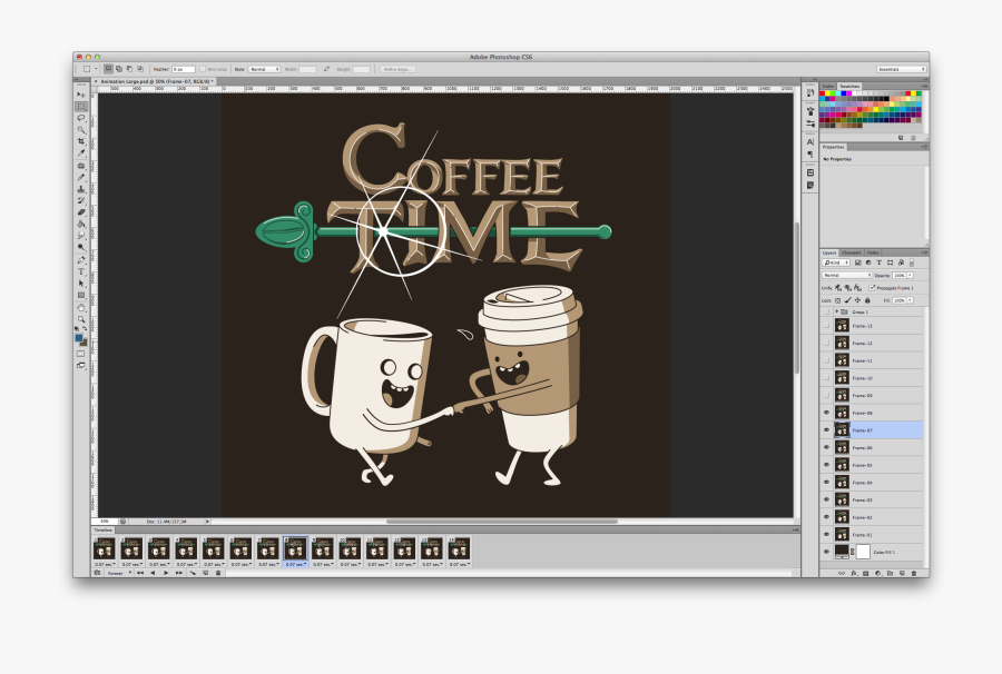 Clip Art Craft Your Own Gifs - Coffee Time, Transparent Clipart