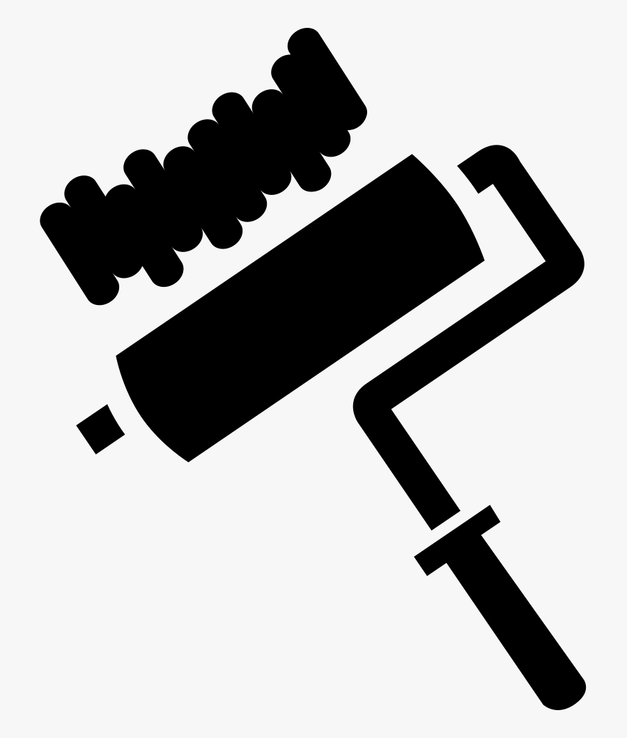 Paint Roller, Transparent Clipart