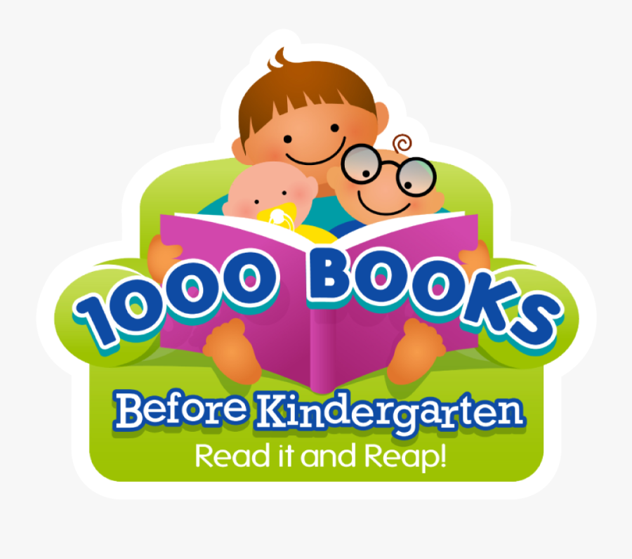 1000 Books Before Kindergarten, Transparent Clipart