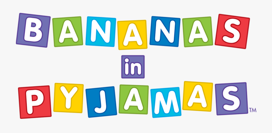 Bananas In Pyjamas Logo, Transparent Clipart